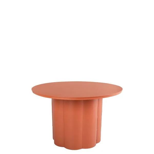 Mesa baja aluminio exterior ideal para espacios de hostelería