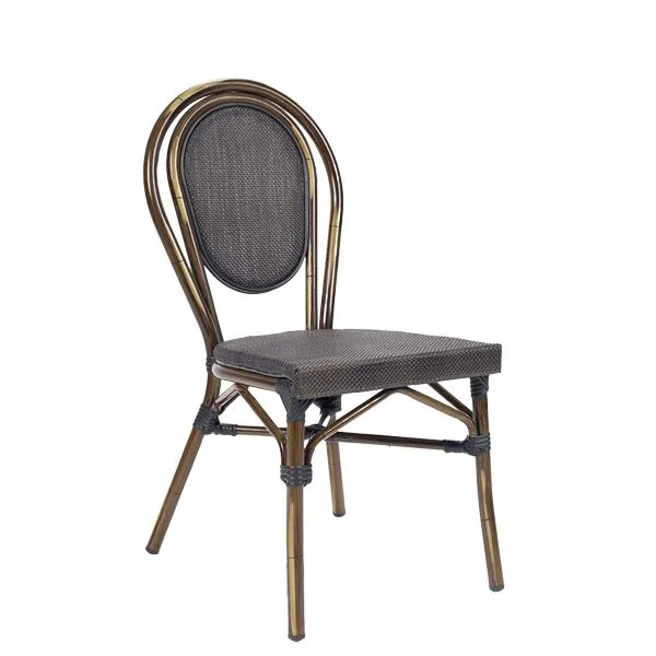 Silla en ratán sintético para hostelería