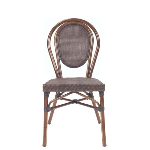 Silla en ratán sintético para hostelería