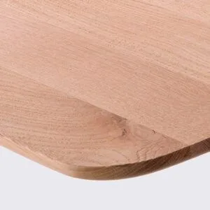 Tapa de mesa en roble macizo cepillado a contraveta para hostelería