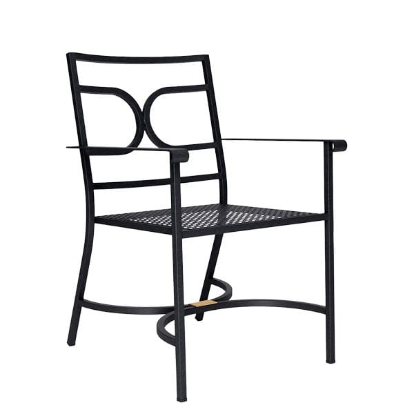 Sillón de acero para hostelería con diseño clásico y elegante