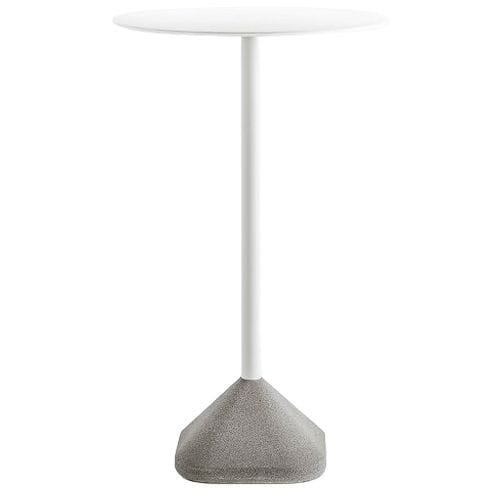 Mesa alta Concrete Pedrali con base en cemento para exterior