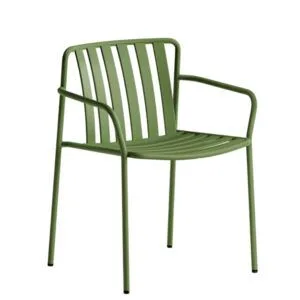 Sillón Coney 3645 de Pedrali. Sillón exterior en acero con listones y diseño ergonómico