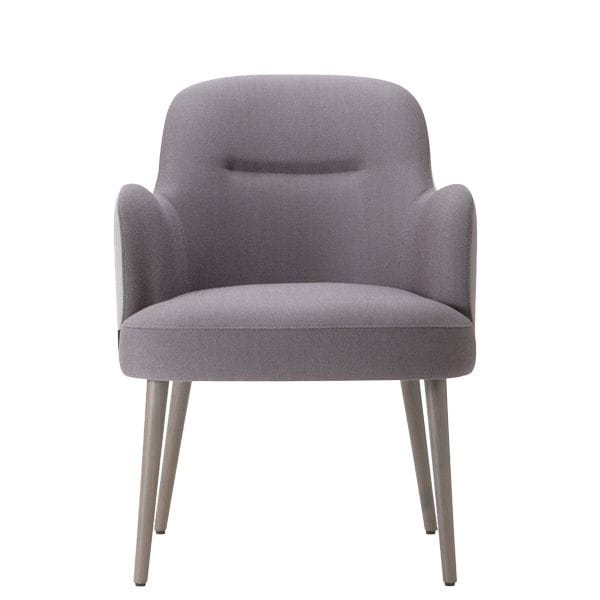 Sillón DAVINCI WOOD SB estilo nórdico tapizado  para restaurante