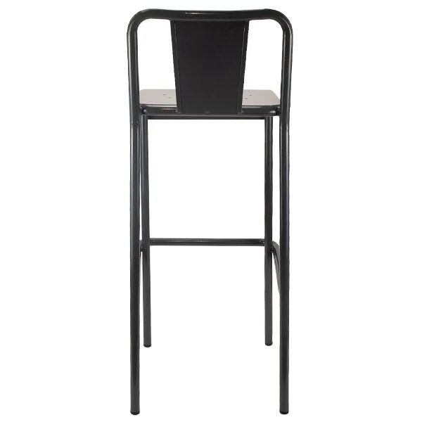 Taburete metálico apilable para terrazas de hostelería
