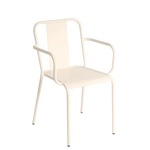 Sillón metálico para restaurantes y cafeterías