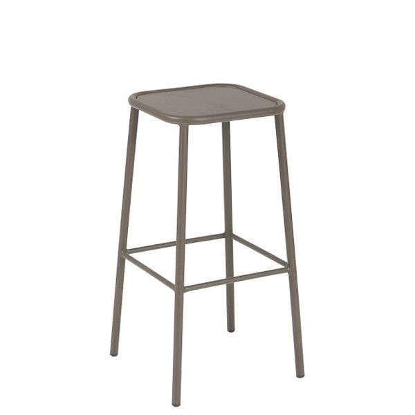 Taburete de metal para bares y cafeterías