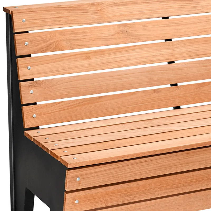 Estructura madera y metal bancadas y sofas para hosteleria