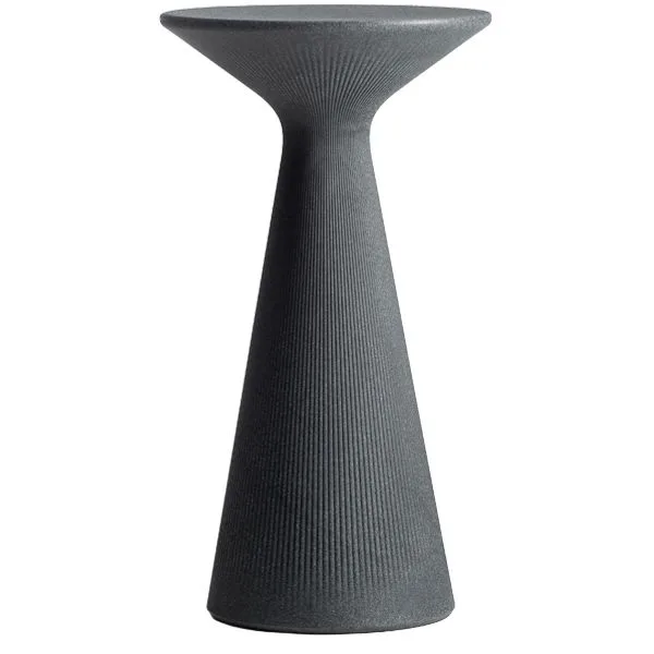 Mesa alta de polietileno apta para exterior – Versión luminosa