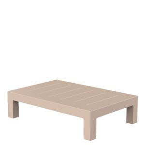 mesa baja Jut Vondom de diseño minimalista para exterior e interior