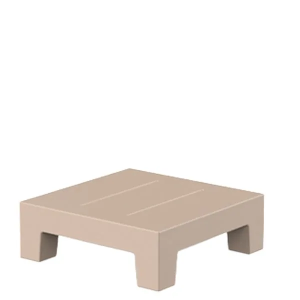 mesa baja Jut Vondom de diseño minimalista para exterior e interior