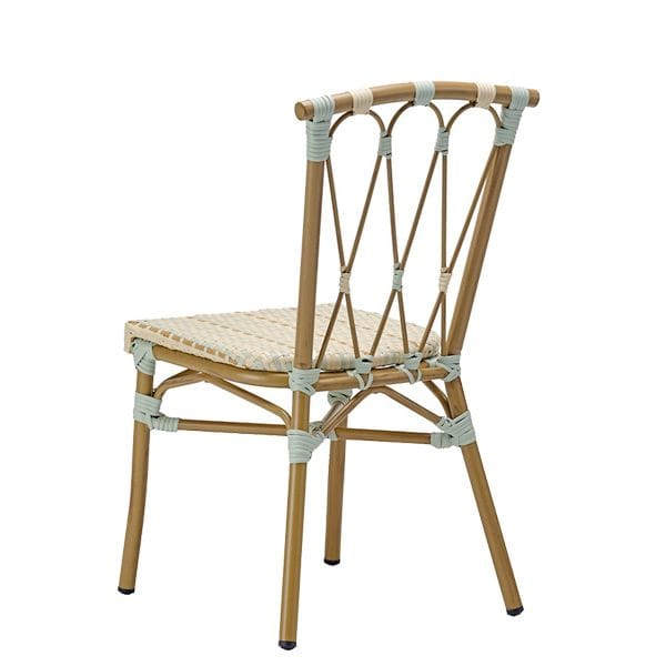 Silla estructura acabado rattan estilo mediterráneo para terrazas