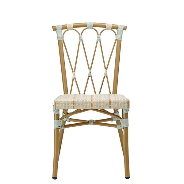 Silla estructura acabado rattan estilo mediterráneo para terrazas