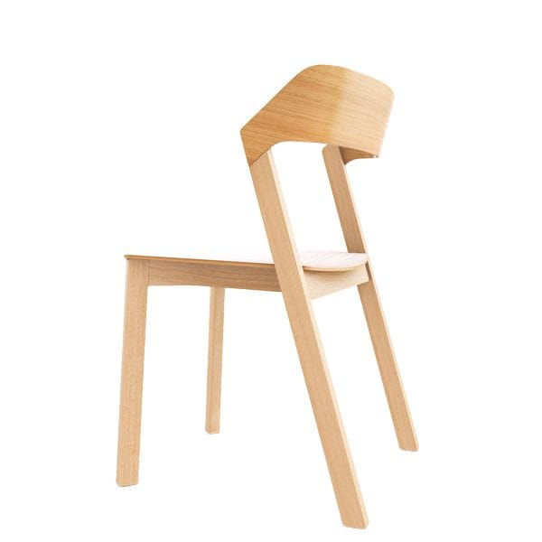 Silla de madera estilo nórdico para restaurantes y cafeterías