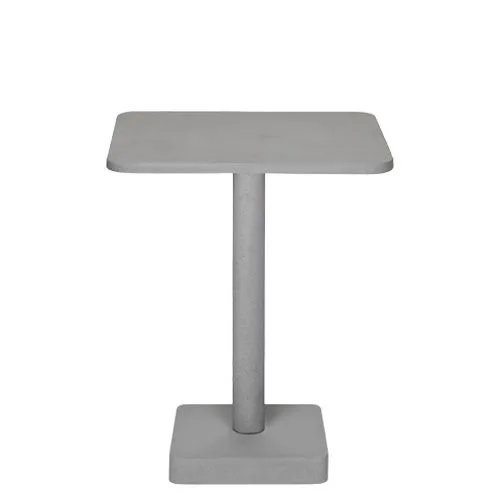 Pie de Mesa Hormigón Circular con base cuadrada