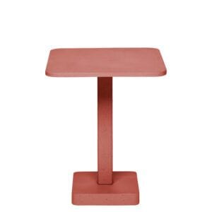 Pie de Mesa Cuadrado Hormigón teñido