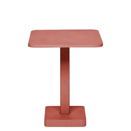 Pie de Mesa Cuadrado Hormigón teñido
