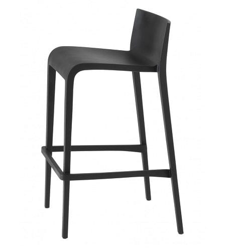 Taburete alto y altura media Nassau 537 Et Al para hostelería. Taburete apilable en plástico para cafeterías, restaurantes o terrazas de hostelería.