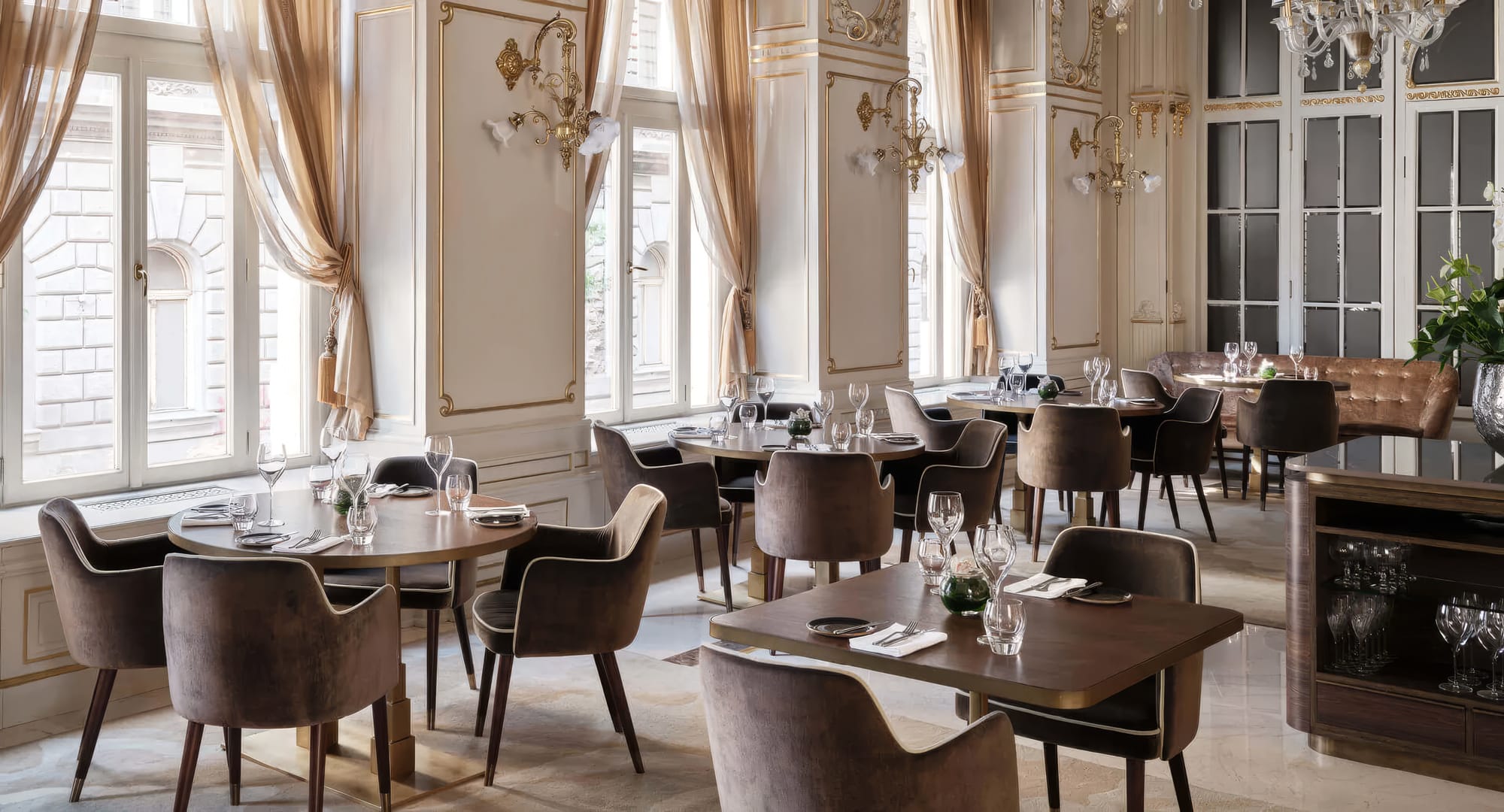 Proyecto Hotel Anantara New York Palace Budapest White Salon Restaurant