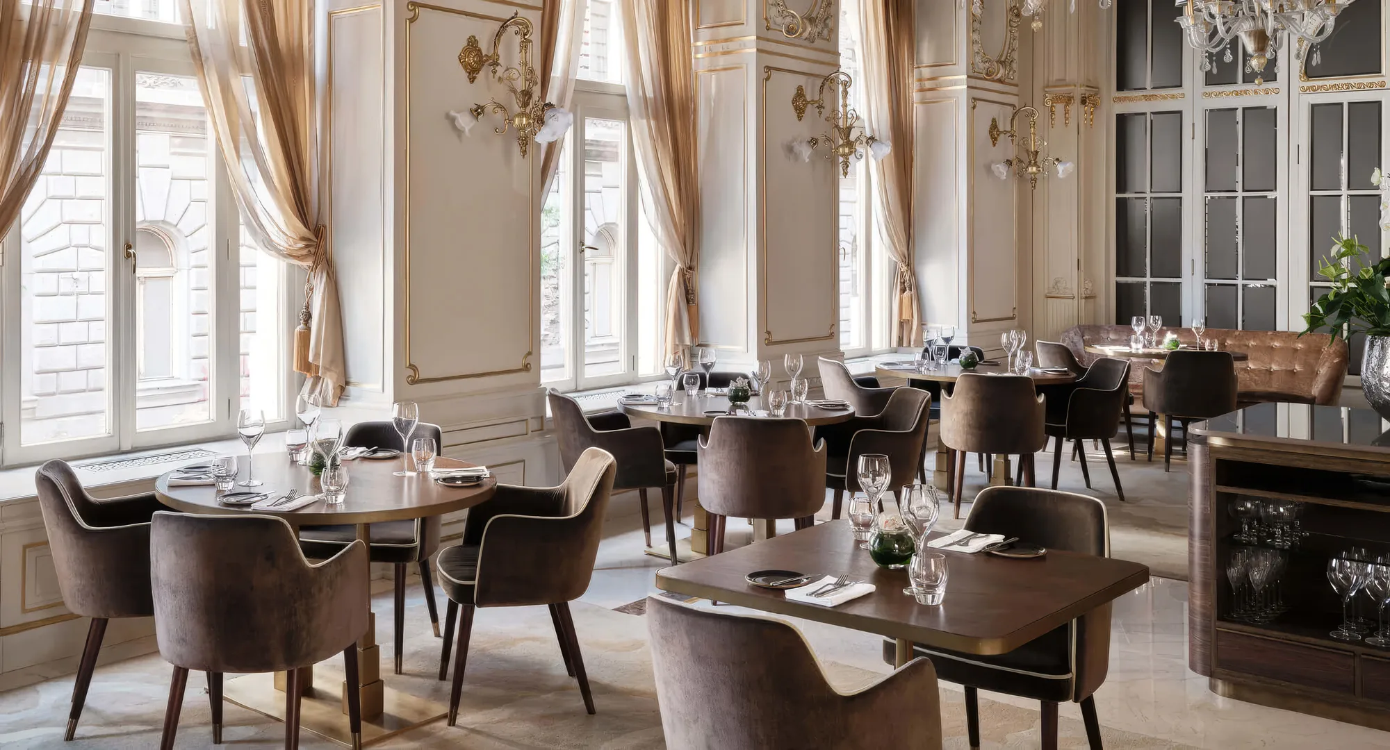 Proyecto Hotel Anantara New York Palace Budapest White Salon Restaurant