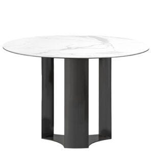 Mesa de diseño para hostelería con estructura en acero