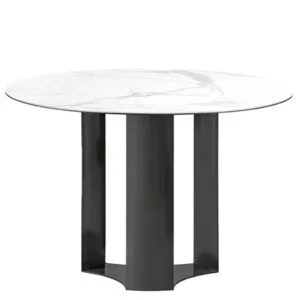 Mesa de diseño para hostelería con estructura en acero