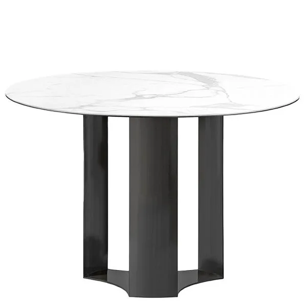 Mesa de diseño para hostelería con estructura en acero