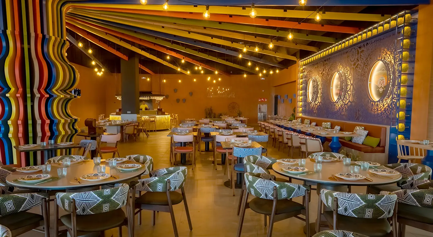 Restaurante mexicano Proyecto Hotel Barcelo Playa Blanca Ingenia Contract