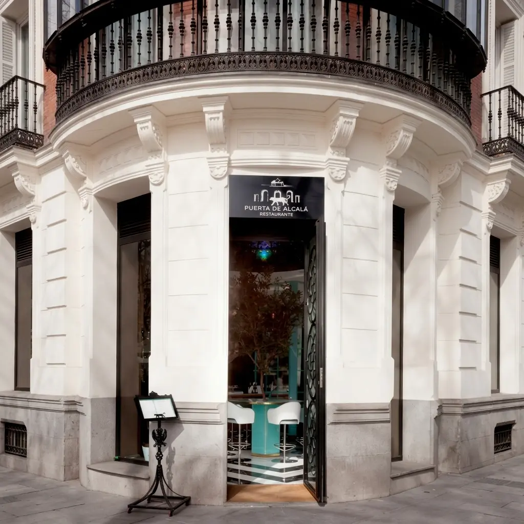 Restaurante puerta de alcala fachada