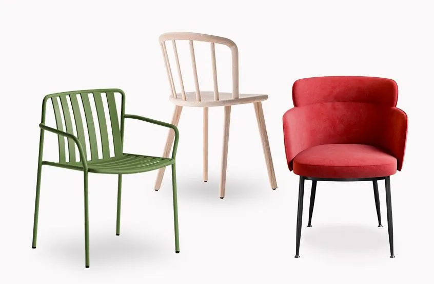 Sillas de madera para hostelería