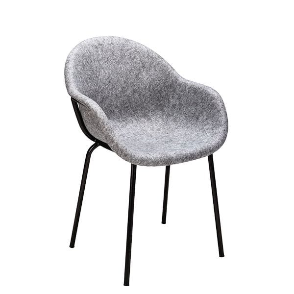 Sillón de fieltro reciclado para espacios contract