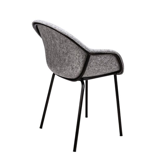 Sillón de fieltro reciclado para espacios contract