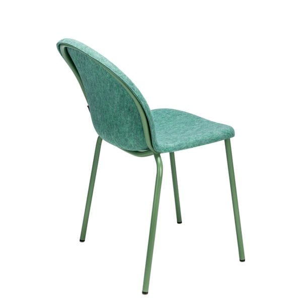 Silla de fieltro reciclado para contract sostenible