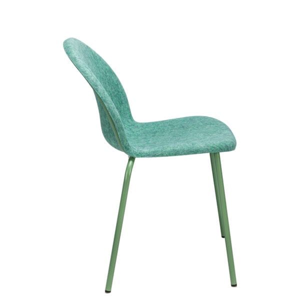 Silla de fieltro reciclado para contract sostenible