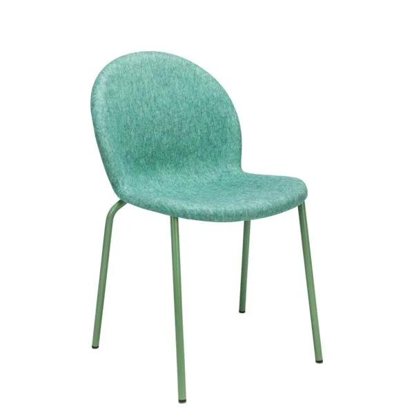 Silla de fieltro reciclado para contract sostenible