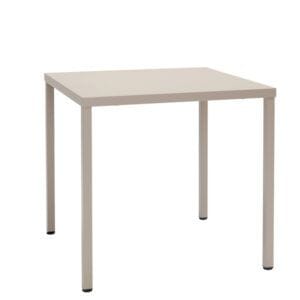 Mesa metálica para hostelería exterior