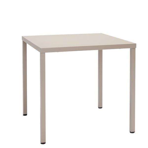 Mesa metálica para hostelería exterior