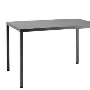 Mesa metálica rectangular para hostelería exterior