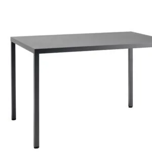 Mesa metálica rectangular para hostelería exterior