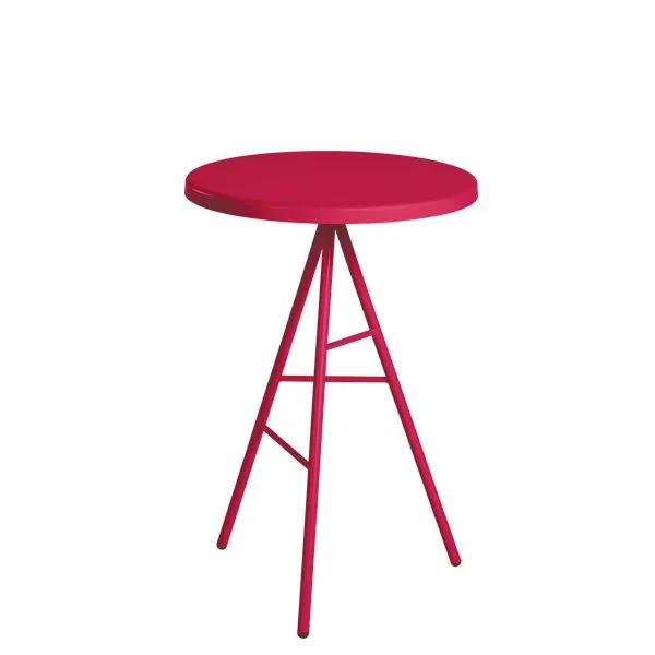 Mesa estilo minimalista metálica para terrazas de hostelería