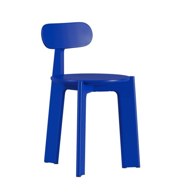 Silla de madera de aspecto juvenil para cafeterías y espacios públicos