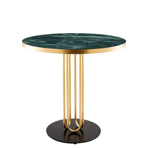 Pie de Mesa de Acero con Columna de Diseño