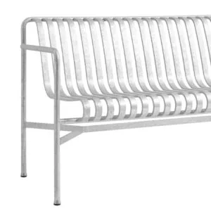 Banco Palissade Dining Armrest HAY en acero