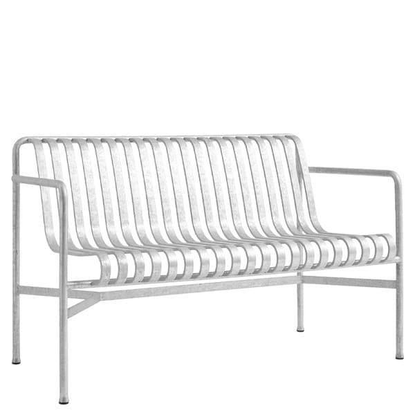 Banco Palissade Dining Armrest HAY en acero
