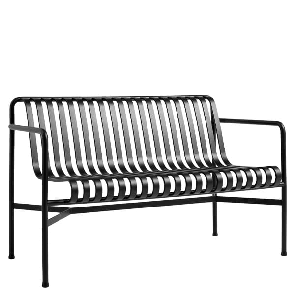 Banco Palissade Dining Armrest HAY en acero
