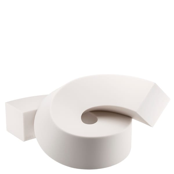 Banco Twist Plust de exterior blanco