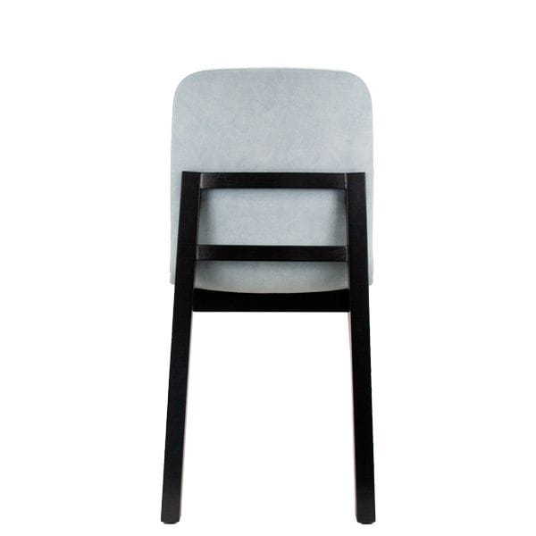 Silla de madera para hostelería con tapizado personalizable