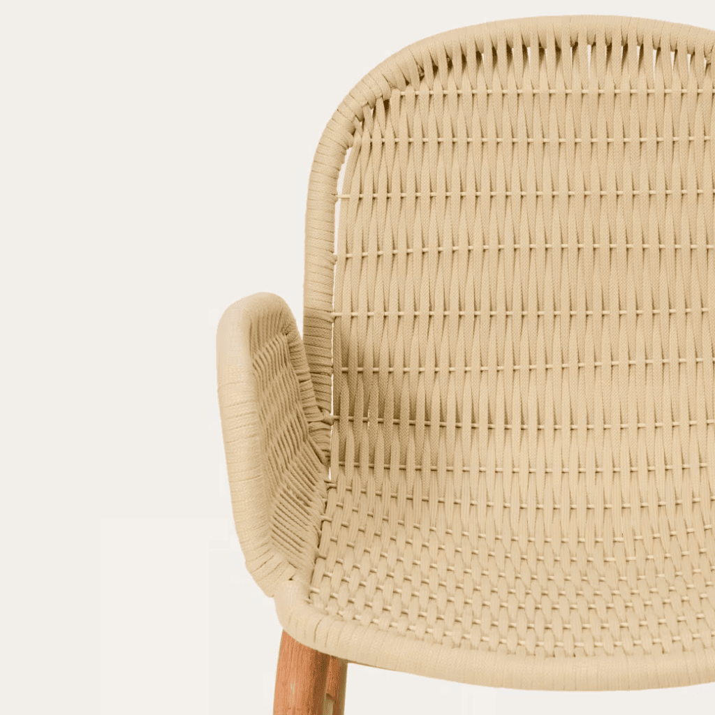 Fibras en sillas y sillones estilo mediterraneo