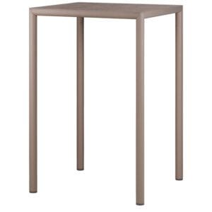 Mesa alta de exterior Piave con estructura de aluminio y tablero HPL