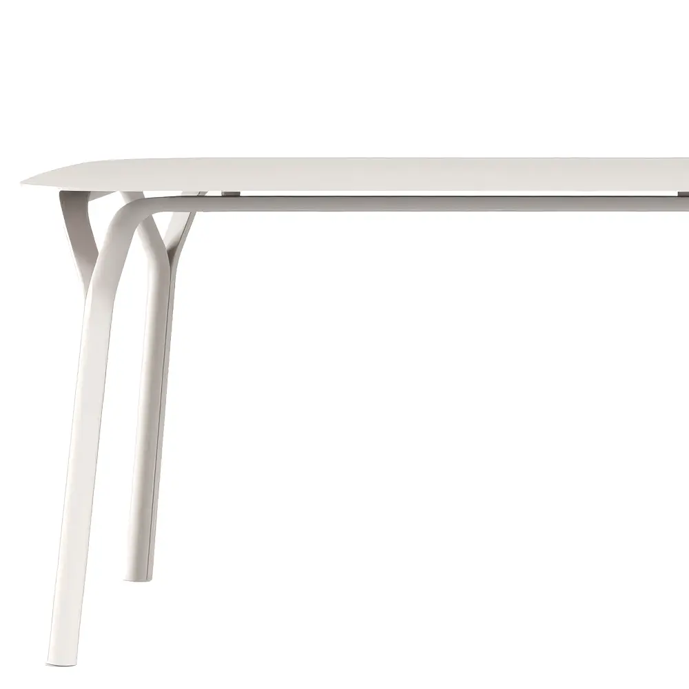 mesa aluminio rectangular 8 personas angel emu